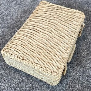 American Girl Wicker Suitcase